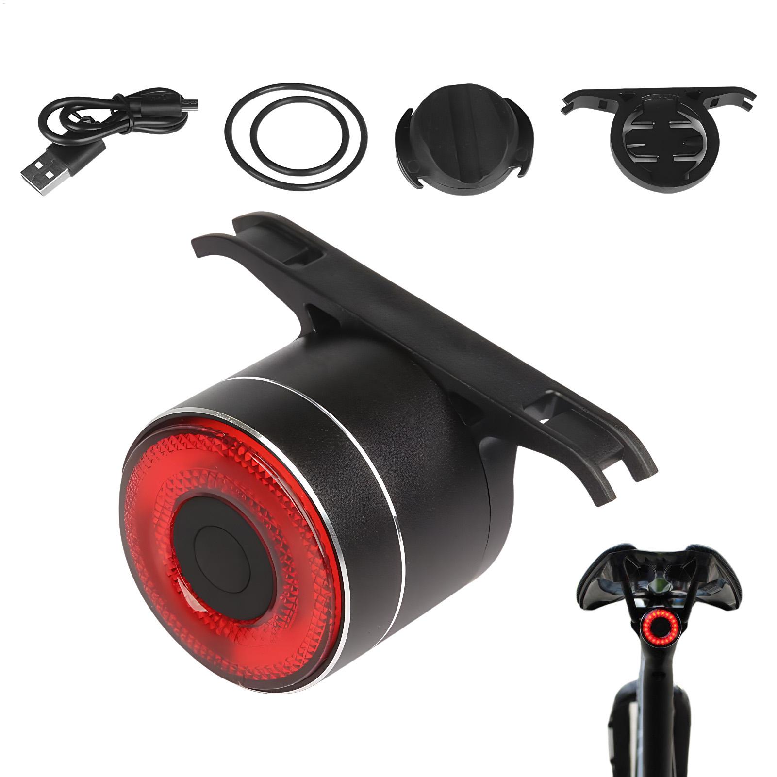 Commuting With Road Bike - Inteligentna lampka tylna rowerowa z czujnikiem,