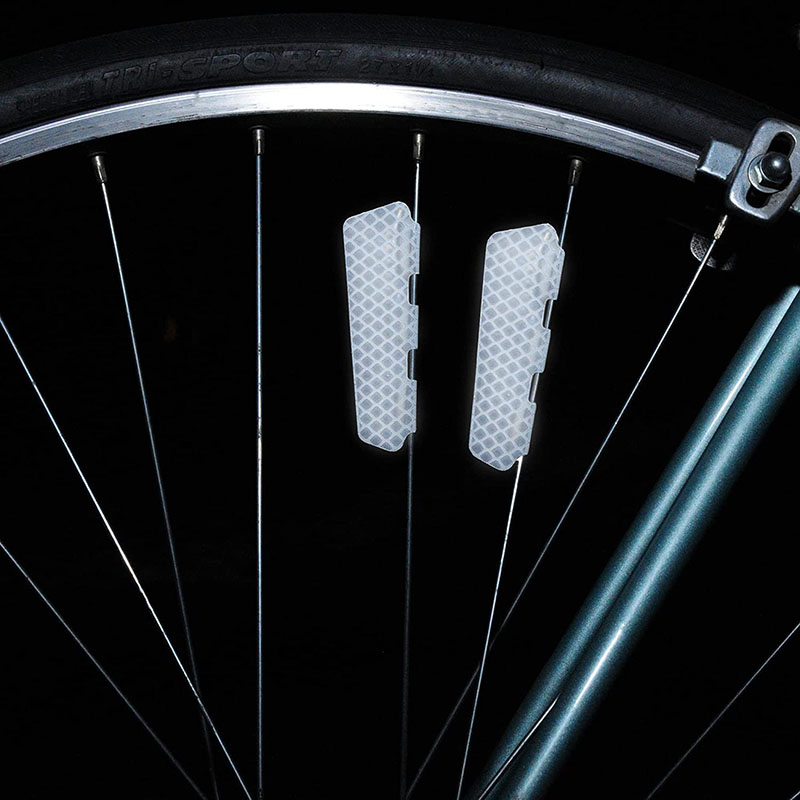 Spoke Reflector Set - 4 szt./zestaw Naklejki odblaskowe na koła