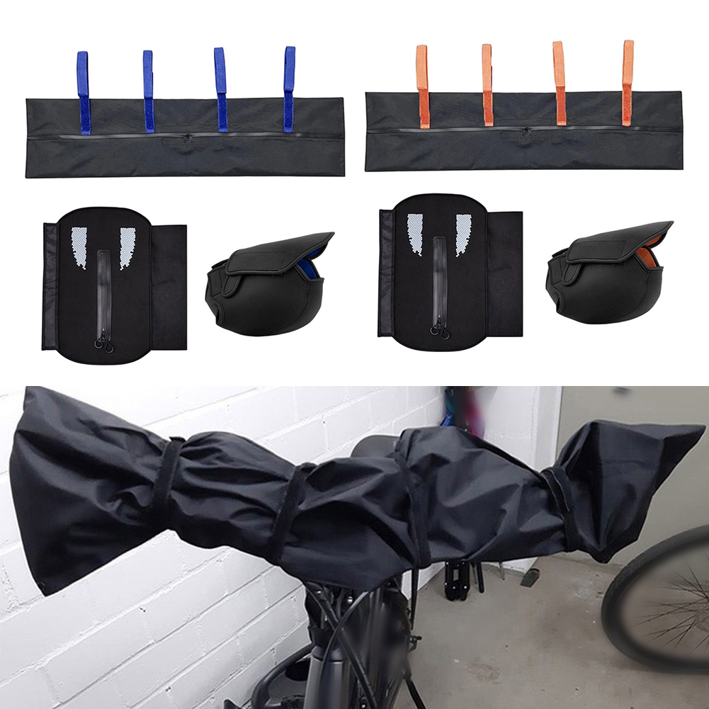 Waterproof Cycling Commute - Odblaskowy zestaw pokrowców na e-bike do