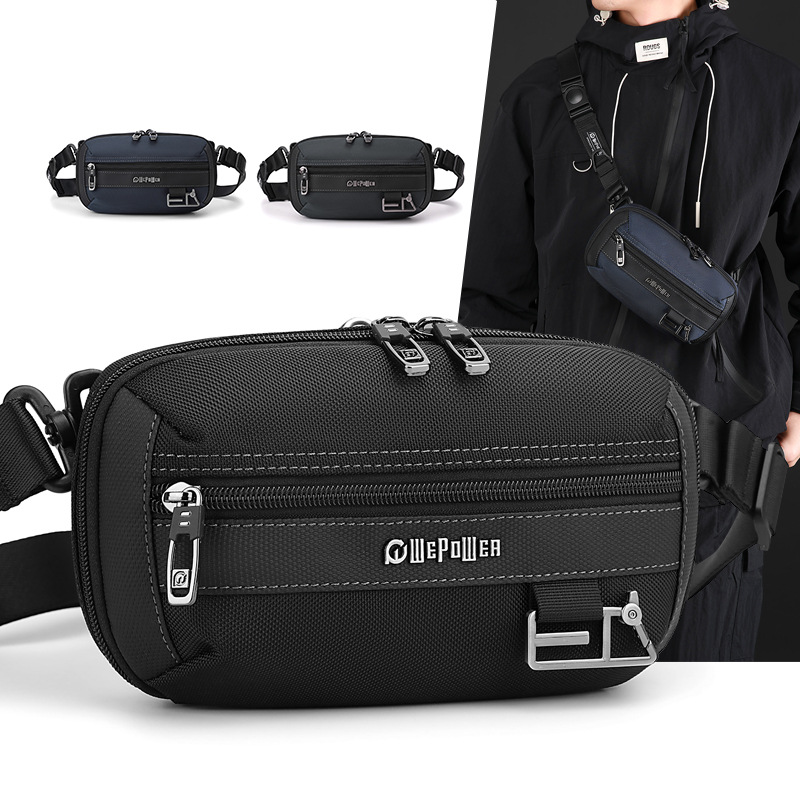 Waterproof Cycling Commute - Nylonowa, lekka, sportowa torba biodrowa na