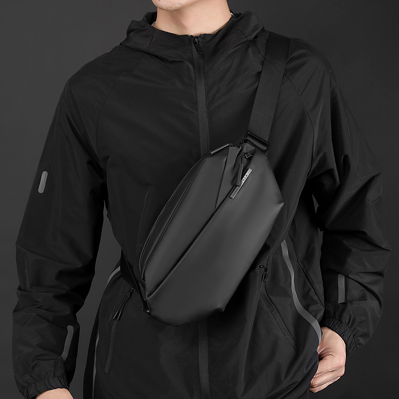 Waterproof Cycling Commute - Lekka, nylonowa, wodoodporna męska torba crossbody,