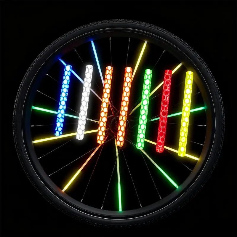 Kolorowe naklejki odblaskowe n – Spoke Reflector Set recenzja i cena