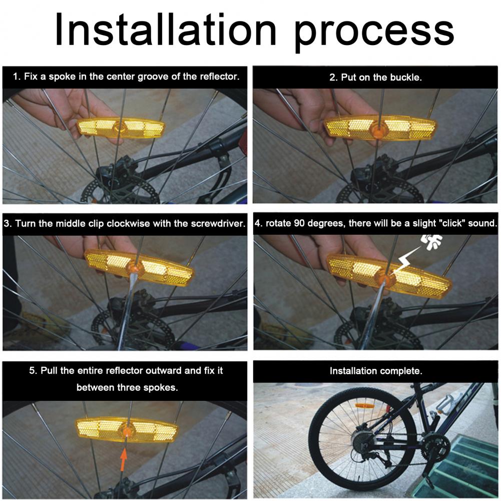 Odblaski ostrzegawcze do rower – Spoke Reflector Set recenzja i cena