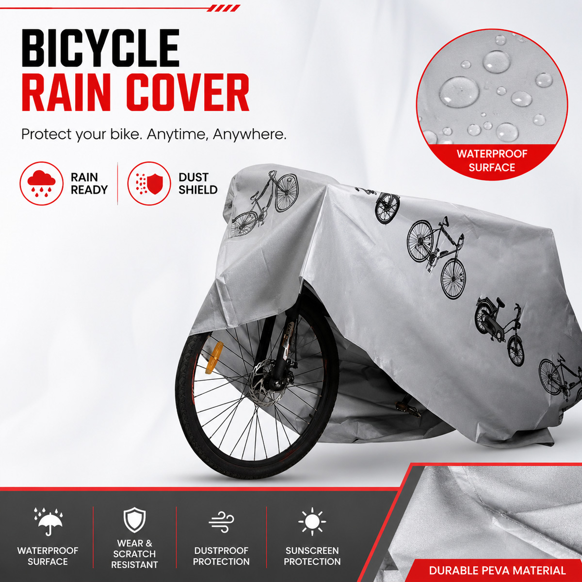 Uniwersalny pokrowiec na rower – Cycling Commute Bag recenzja i cena