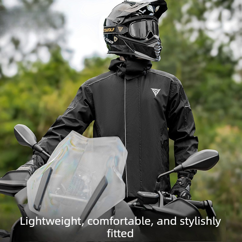 Wodoodporny kombinezon motocyk – Cycling Commuter Rain Jacket recenzja i cena