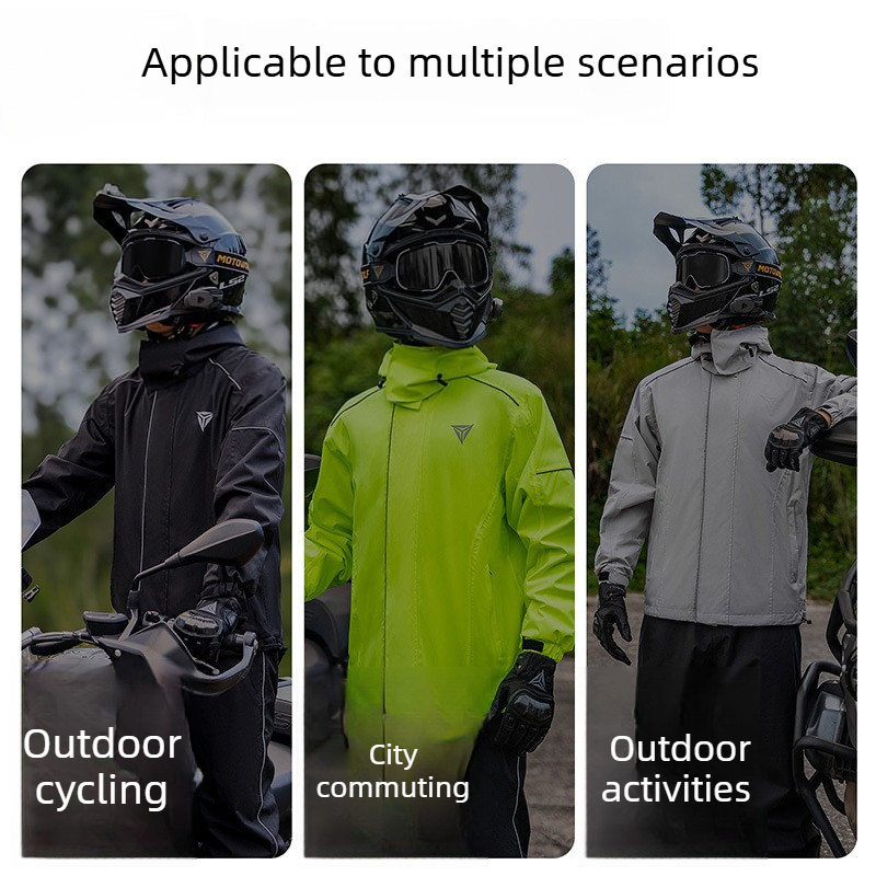 Wodoodporny kombinezon motocyk – Cycling Commuter Rain Jacket recenzja i cena