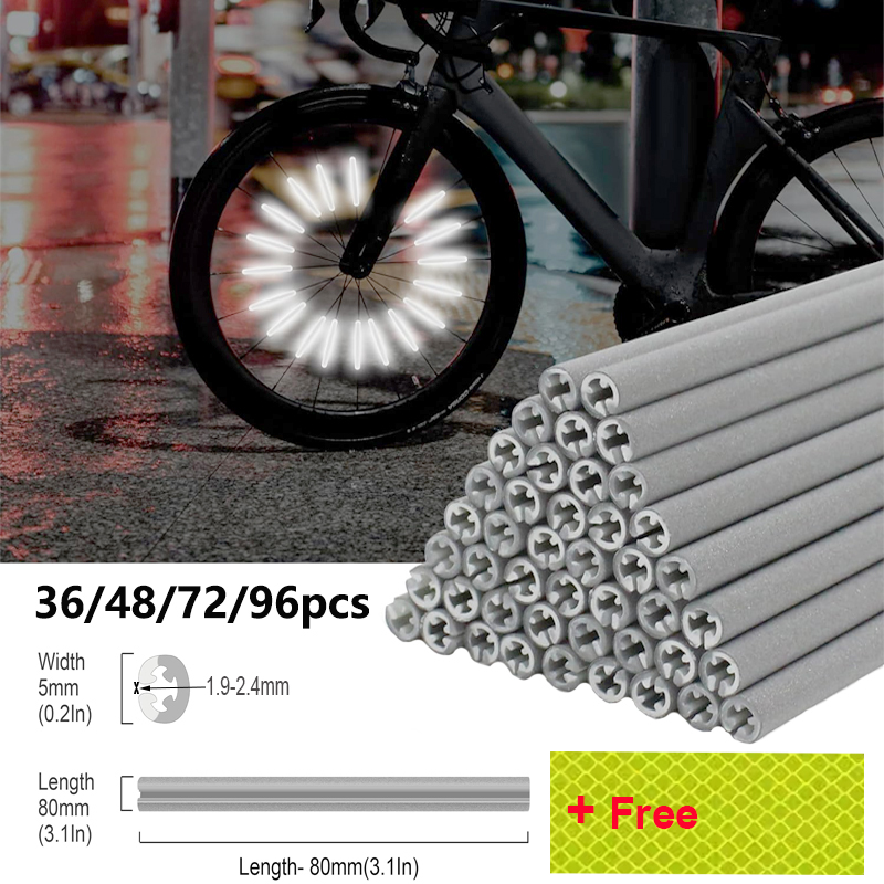 36/48/72/96 sztuk 8cm odblaski – Spoke Reflector Set recenzja i cena
